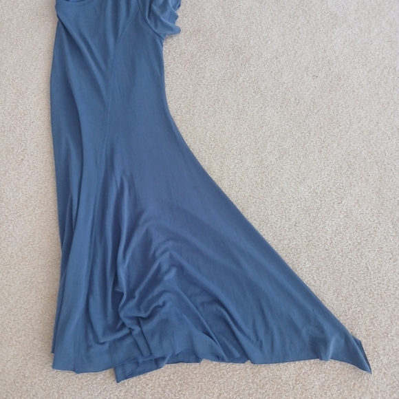 Bluheaven Asymmetrical blue dress sz S.  Short Sleeved.  FL - Picture 9 of 10